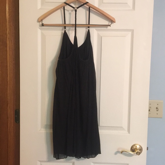 Abercrombie & Fitch Micro Pleated Black Dress - Picture 3 of 7